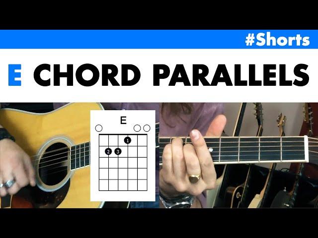 Did you know you can do THIS with an E chord? #Shorts