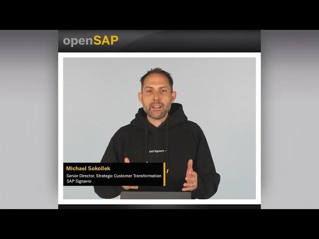 Drive SAP S/4HANA Transformations with SAP Signavio Solutions - Week_1 SAP Learning Free Course