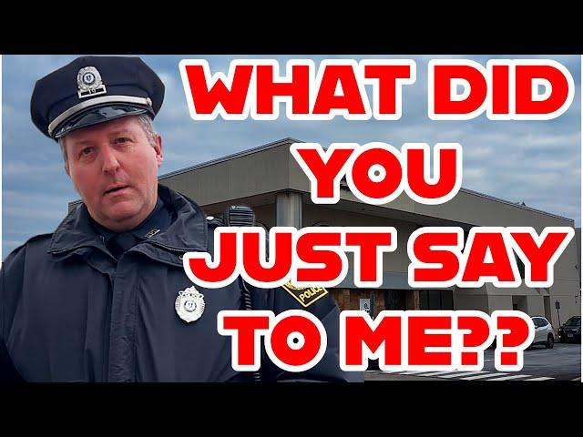 Cop Tries To Intimidate Me After I Ask For His ID