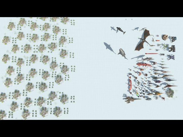 300 Space Bugs Xenoverm vs ALL TEAMS Animal Revolt Battle Simulator