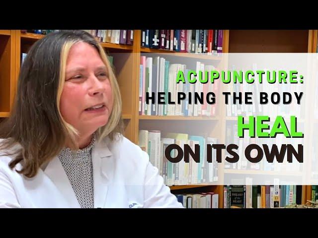 Acupuncture's mechanism of healing