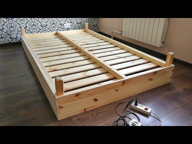 How To Make a Simple Bed frame With Your Own Hands for just a 50$! Just Try:)!