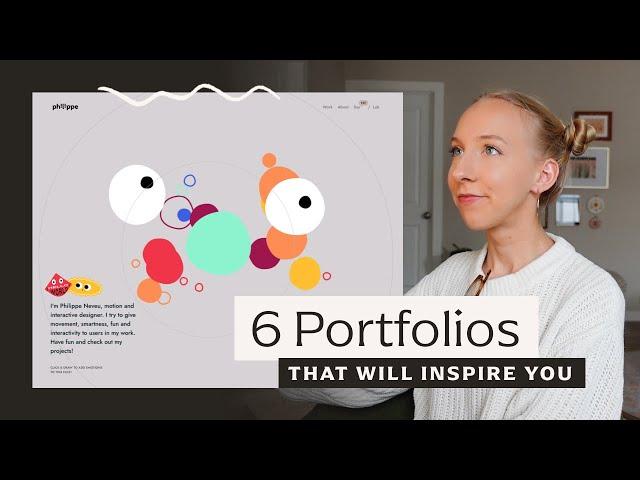 6 Inspiring Design Portfolio Examples