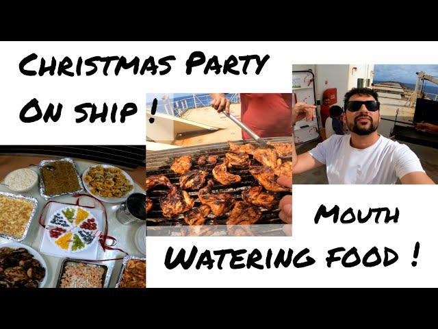 Christmas Party Celebrations on board Ship | #merchantnavy #sailor #lifeatsea #shipping #shiplife