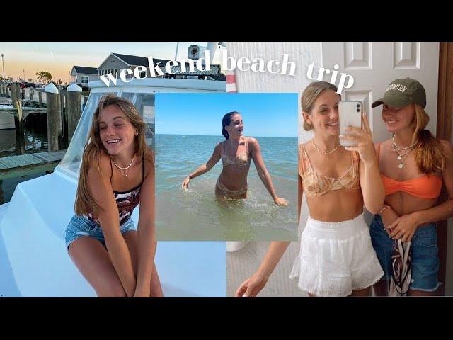 VLOG: little beach weekend trip :)