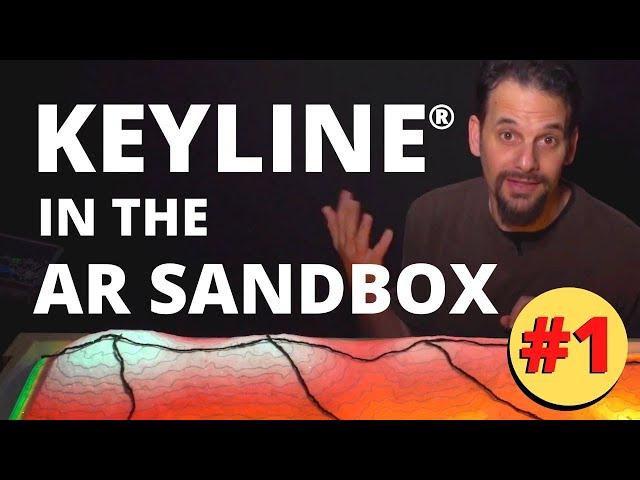 Keyline® in the AR Sandbox #1: Contour Lines and Water Flow