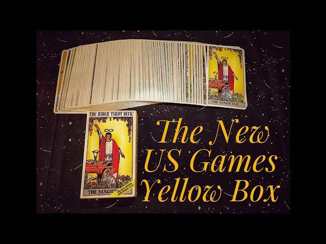 The New US Games RWS Yellow Box