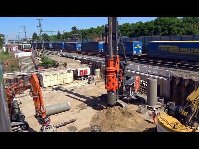 Dresdner Bahn Baustelle Blankenfelde 29.04.-16.05.2024