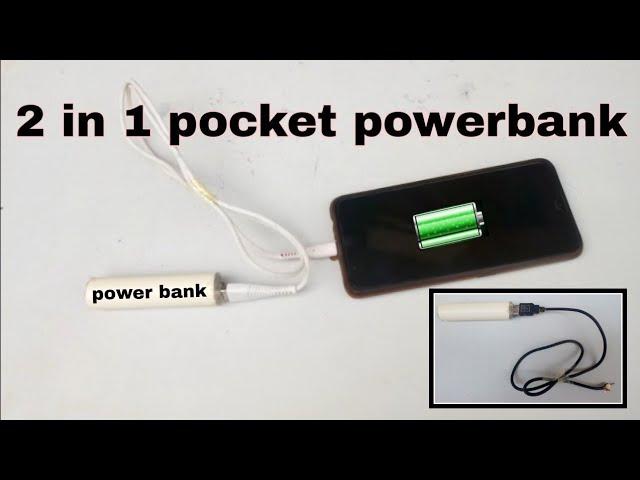 Make Pocket powerbank,how to make powerbank, diy powerbank,hr  robotics