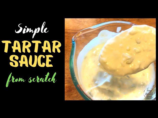 TARTAR SAUCE EASY, SALSA TÀRTARA, RECETA FACIL How to make from scratch.