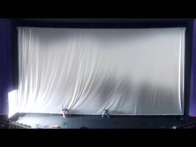 Wehrenberg Theatres  "IMAX screen install timelapse"