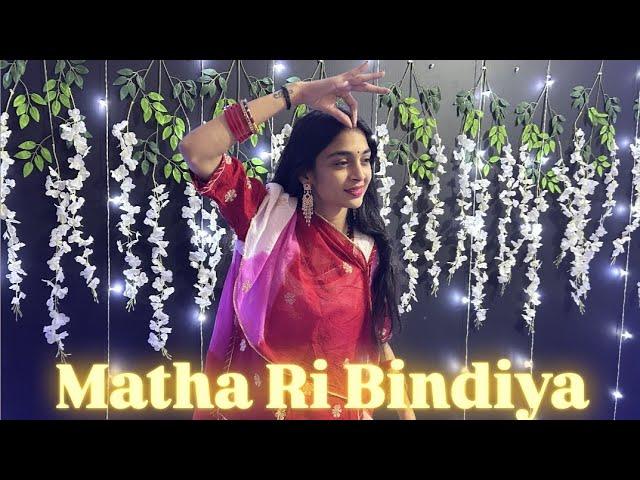 Matha Ri Bindiya | Trending Rajasthani Song | Dance Cover By-Teena Nayak @VeenaMusicRajasthan