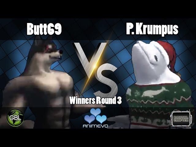 Butt69 Bad Dog vs P  Krumpus Muscle Beluga   Fight of Animals Tournament AnimEVO 2020