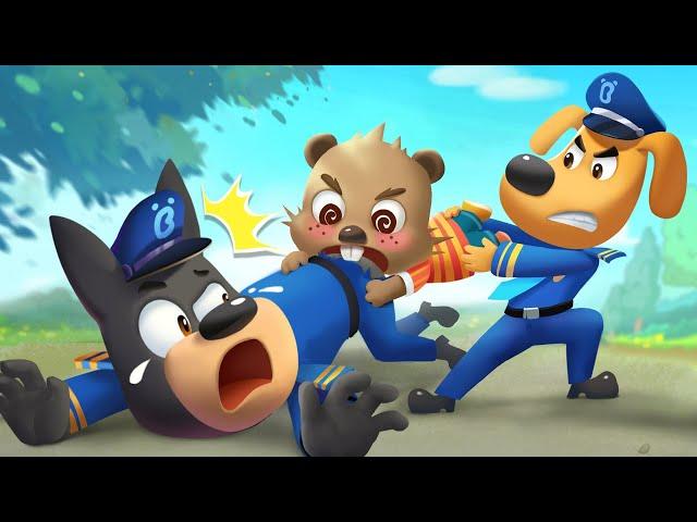 The Biting Monster | Police Cartoon | Safety Tips | Sheriff Labrador | BabyBus TV