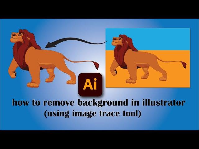 how to remove background in illustrator | illustrator remove background  | iduranga