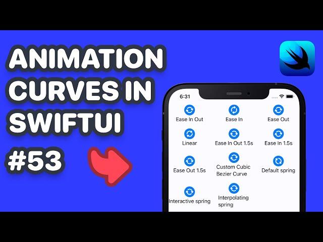 Animation Curves In SwiftUI And Animation Timing In SwiftUI