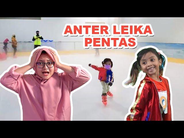 LEIKA PENTAS NARI & MENYANYI  LANJUT MAIN ICE SKATING BARENG TEMAN-TEMAN