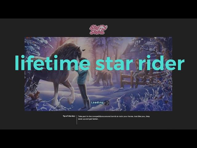 star stable online i am lifetime star rider now