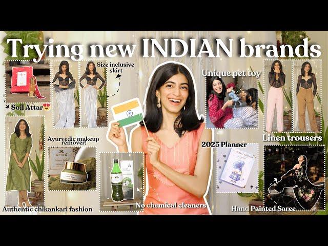 Why NO ONE  is talking about these Desi Brands in India? | Trying New Desi Brands | Radhika Jagtap