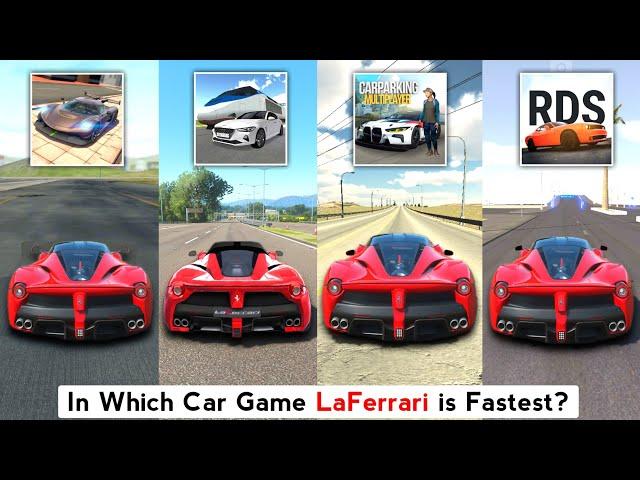 LaFerrari Top Speed in Extreme Car, 3D Driving Class, Real Driving School, Car Parking Multiplayer