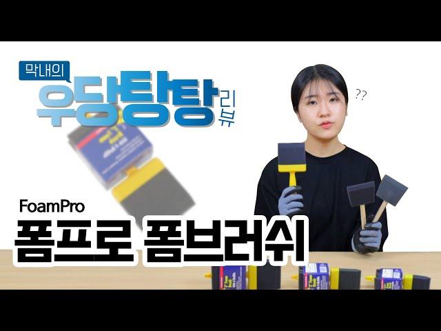 셀프인테리어 초보, 이제는 전문가처럼 페인트 칠한다 (폼프로 폼브러쉬)