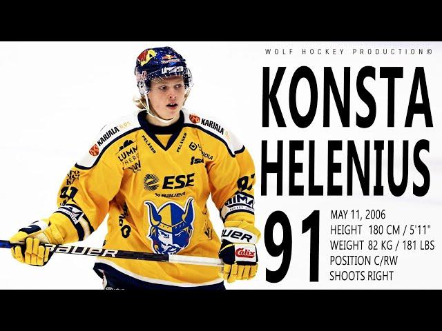 The Best Of Konsta Helenius Top Prospect for the NHL 2024 Draft | Konsta Helenius Highlights