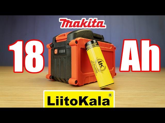 Как собрать САМУЮ БОЛЬШУЮ батарею для Makita из LiitoKala King6000  ? |  Синий Эльф
