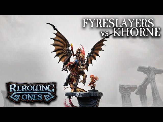 Warhammer: Age of Sigmar Battle Report - Fyreslayers vs Khorne - THE EMBER VAULT FINALE