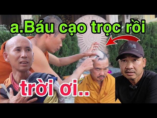 TRỰC TIẾP anh Báu chơi lớn xuống tóc sư Minh Tuệ nói gì mới nhất