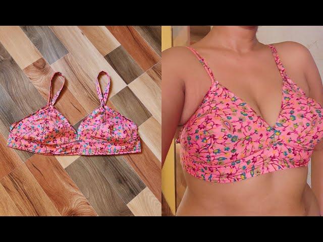 34 & 36 Size Pure Cotton Bra Cutting and Stitching | गर्मियों के लिए ब्रा