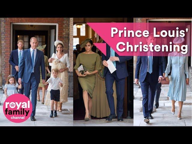 The Royal Family and guests arrive for Prince Louis' Christening