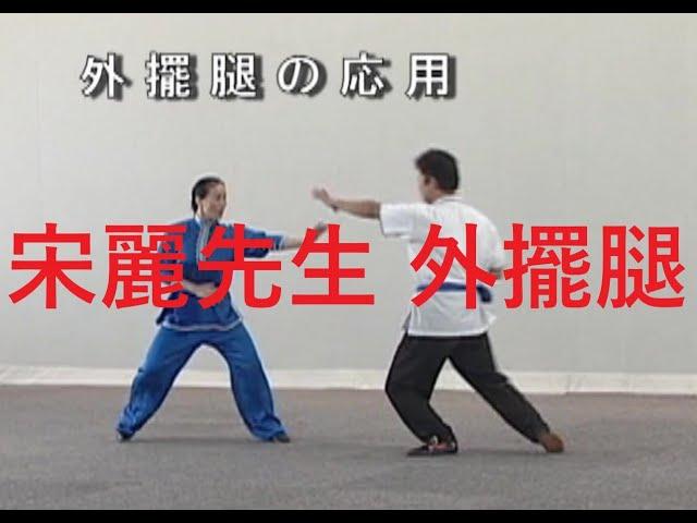 宋麗老師　Chinese Wushu kick　外擺腿　Wai-Bai-Tui