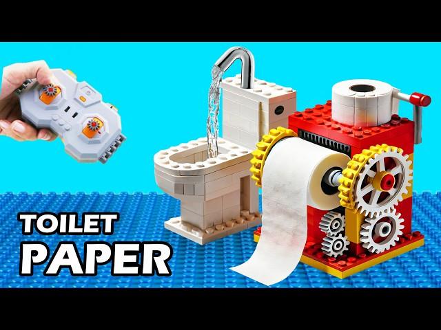 Automating Toilet Paper - Building with LEGO Technic