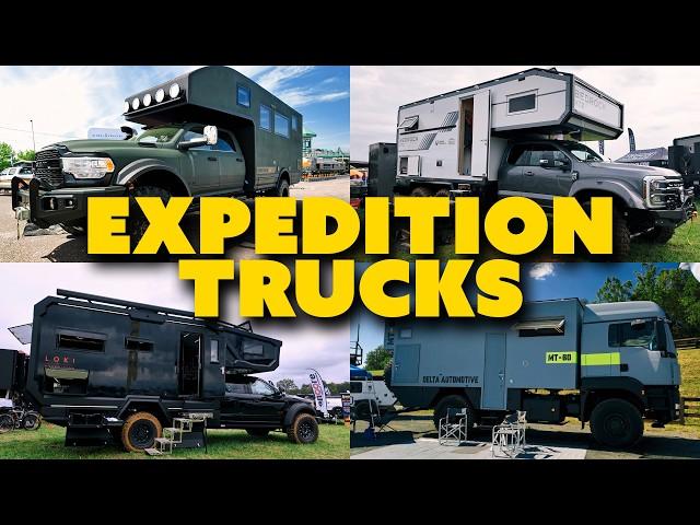 21 Expedition Truck Campers of Overland Expo 24'