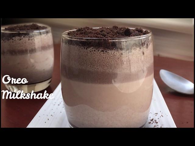 Oreo Milkshake - Just 3 Ingredients | Super Delicious Layered Oreo Milkshake - in 2 Minutes