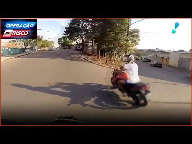 Policiais da Rocam caçam motociclista em perseguição eletrizante