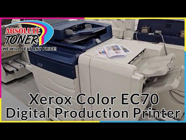 Xerox Color C70 EC70 Production Digital Laser Printer for Printing Business Cards and Flyers 2400dpi