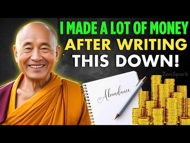 WRITE THIS MAGIC WORD to Manifest Miracles INSTANTLY!- Buddhist Teachings | ZenSpark