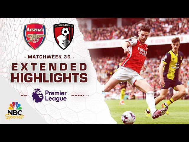 Arsenal v. Bournemouth | PREMIER LEAGUE HIGHLIGHTS | 5/4/2024 | NBC Sports