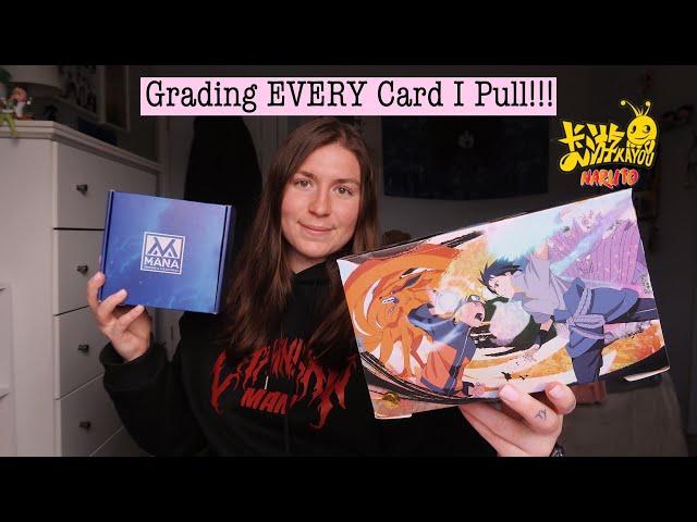 Grading Every Card I Pull! Naruto Kayou Tier 4 Opening