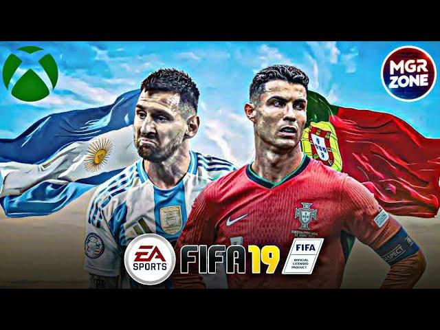 Argentina vs Portugal | Messi vs Ronaldo | FIFA 19 Xbox 360 | Full Match Gameplay