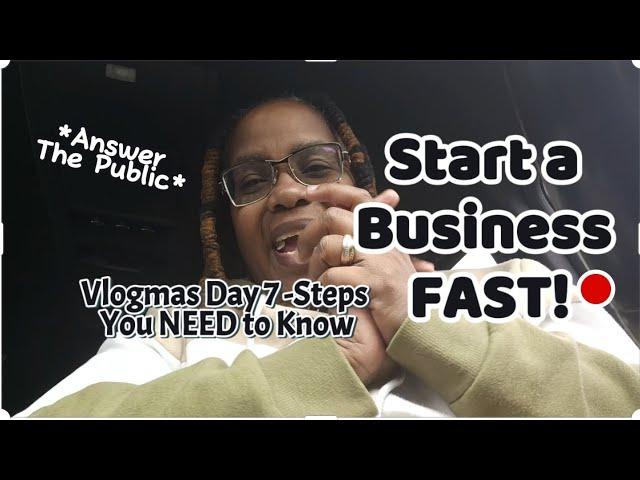 From Idea to Business: Unlock Secrets to Success in Minutes! "Vlogmas Day 7: Answer the Public