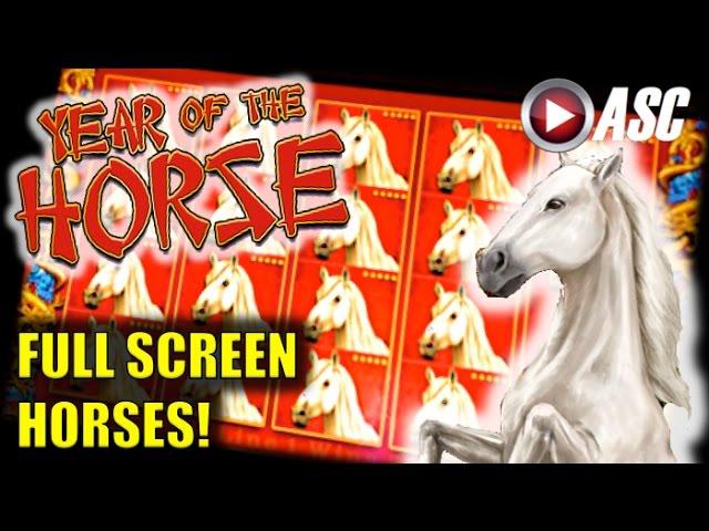 YEAR OF THE HORSE | Lightning Gaming - NICE Win! Slot Machine Bonus