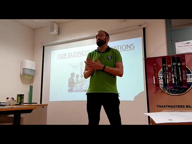 Discurso Toastmasters 01: IceBreaker
