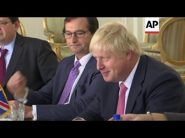 UK's Johnson meets Iran counterpart Zarif in Tehran