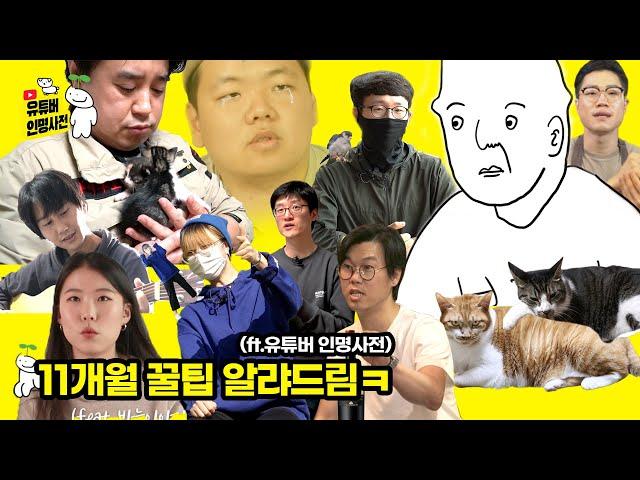안물안궁이지만, 유튜브 약 1년 해보고 깨달은 꿀팁 공개(ft.유튜버 인명사전)