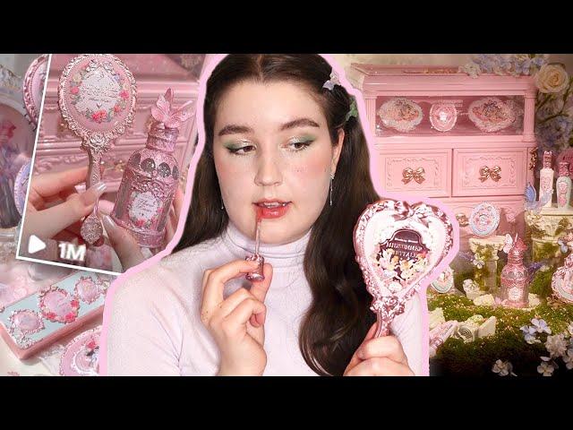 Trying *viral* Fairy Makeup | Flower Knows Midsummer Fairytales Collection First Impressions Review