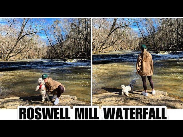 ROSWELL MILL WATERFALL | GEORGIA | VIEWS | WALK WITH US