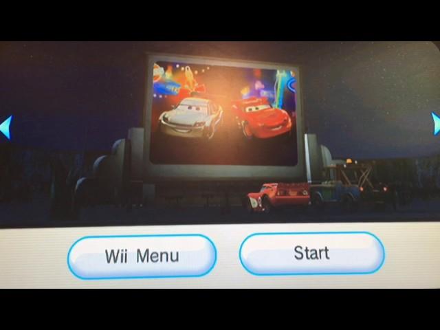 Cars: Mater-National Championship - Wii Menu Screen