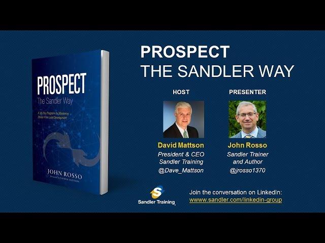 Prospect the Sandler Way Webinar